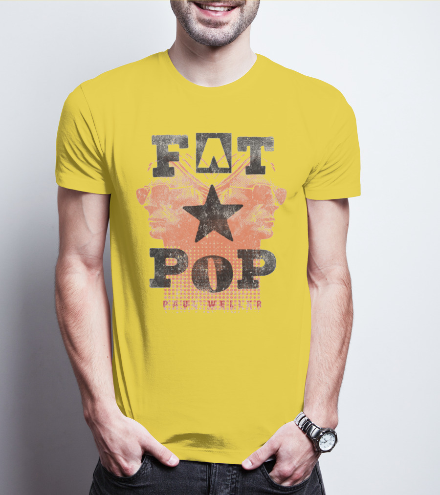 FAT POP Paul Weller Star T-Shirt