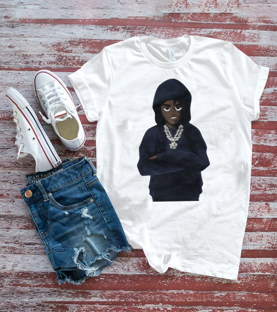 Lil Tjay Merch Hoodie Character With Chains T-Shirt