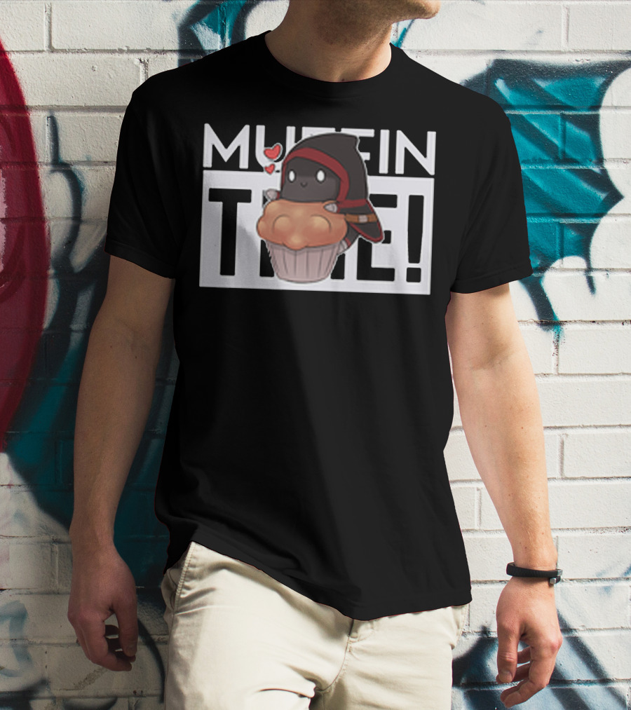 Muffin Time Cute Ninja Heart T-Shirt