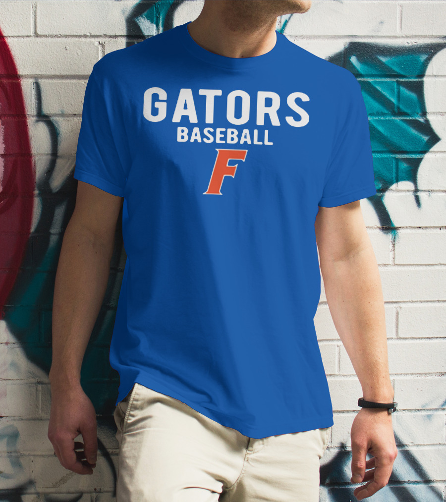 Florida Gators Baseball F Logo Blue T-Shirt