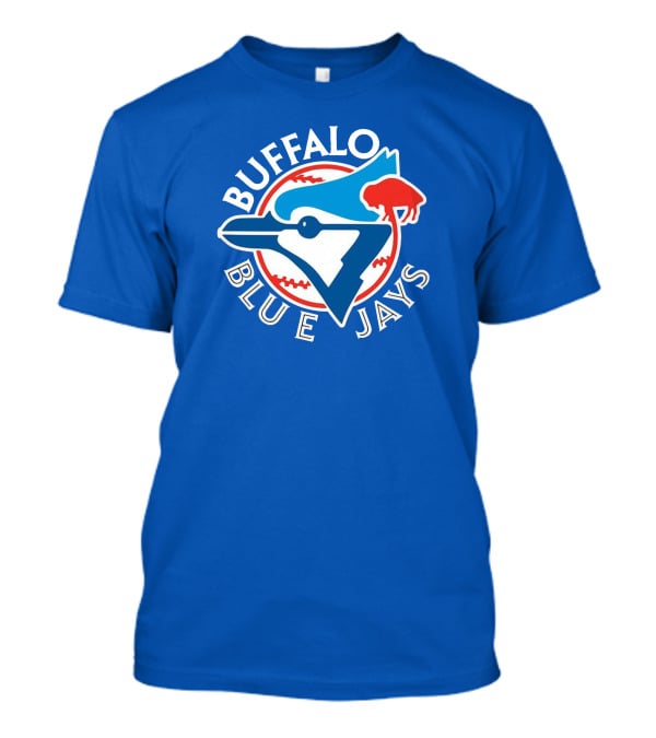 Buffalo Blue Jays Vintage Baseball Logo Fusion T-Shirt