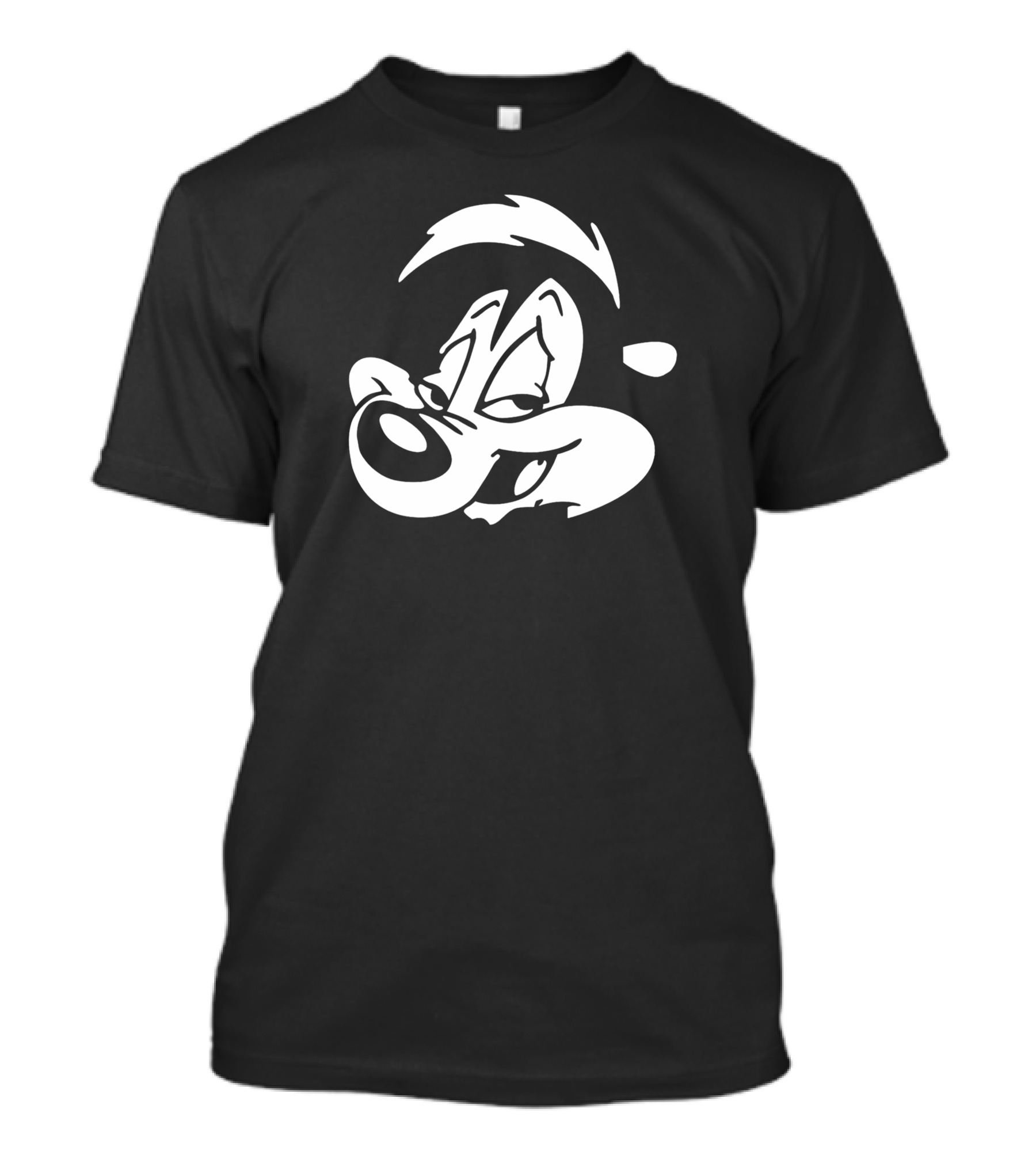 Pepe Le Pew Iconic Black And White Cartoon Character Image T-Shirt