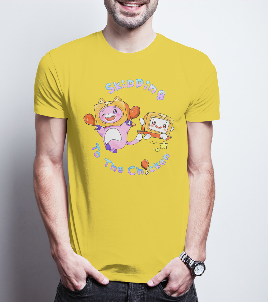 Skipping To The Chicken Lankybox Merch UK T-Shirt