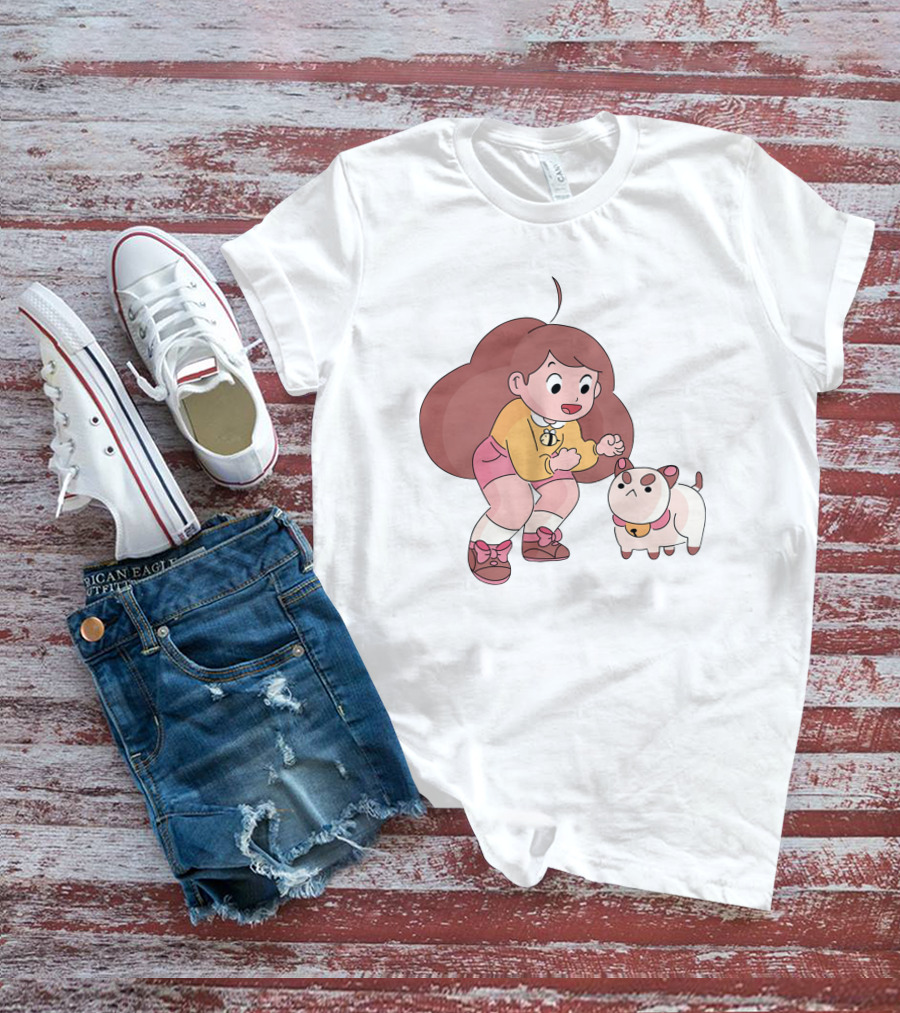 Bee And PuppyCat Cartoon Characters Playful Moment T-Shirt