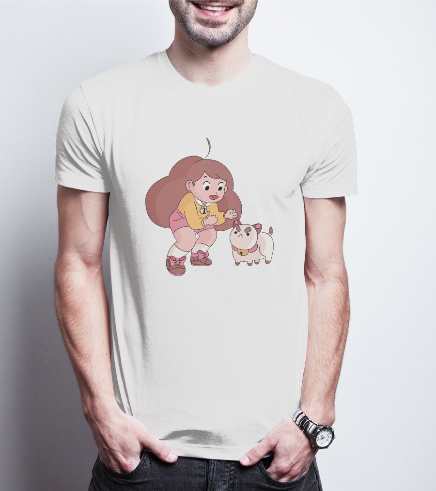 Bee And PuppyCat Cartoon Characters Playful Moment T-Shirt
