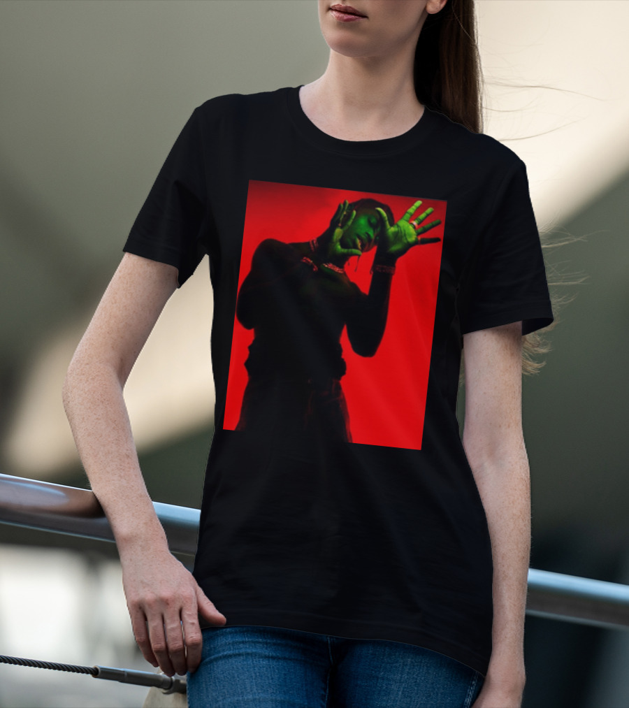 Don Toliver Red And Green Artistic Pose Merchandise T-Shirt