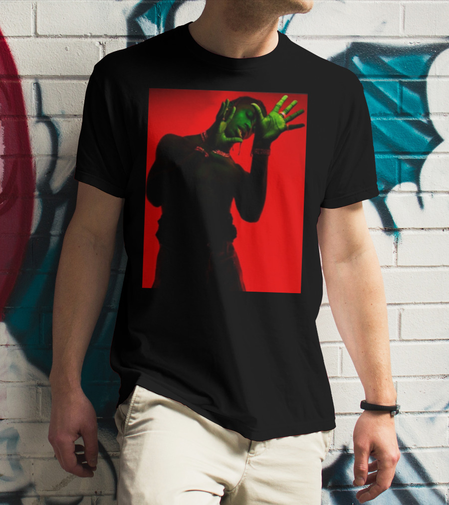 Don Toliver Red And Green Artistic Pose Merchandise T-Shirt