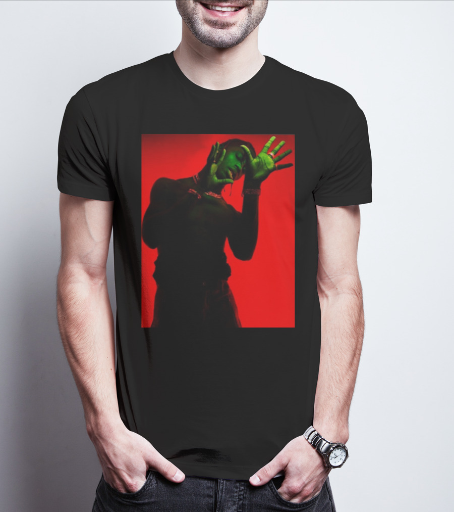 Don Toliver Red And Green Artistic Pose Merchandise T-Shirt