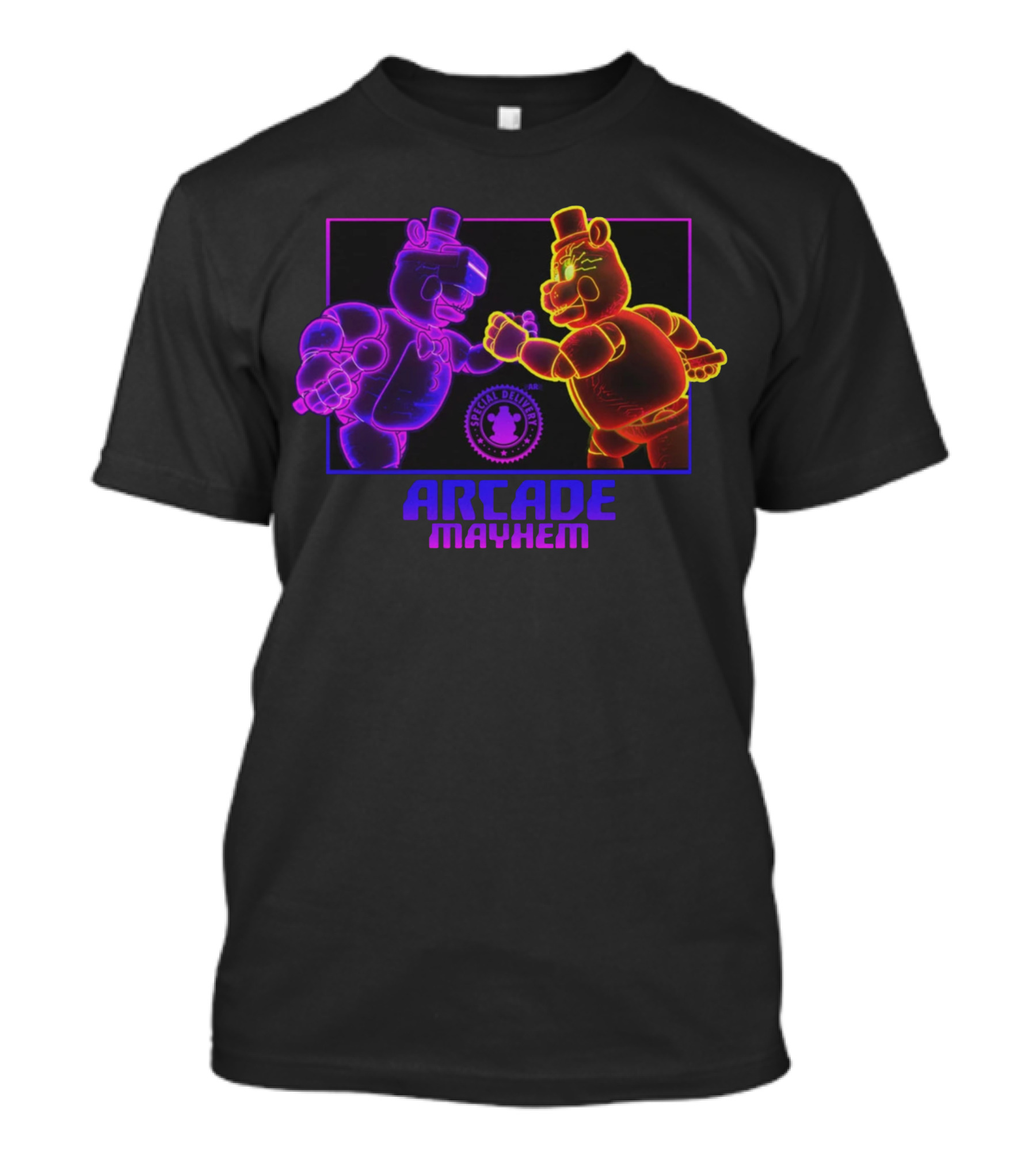 Arcade Mayhem Five Nights At Freddy's AR Special Delivery T-Shirt