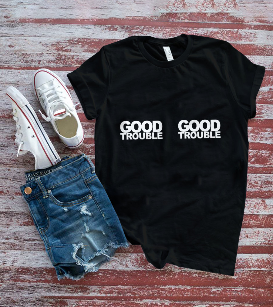 Good Trouble Masks Face Mask Good Trouble T-Shirt