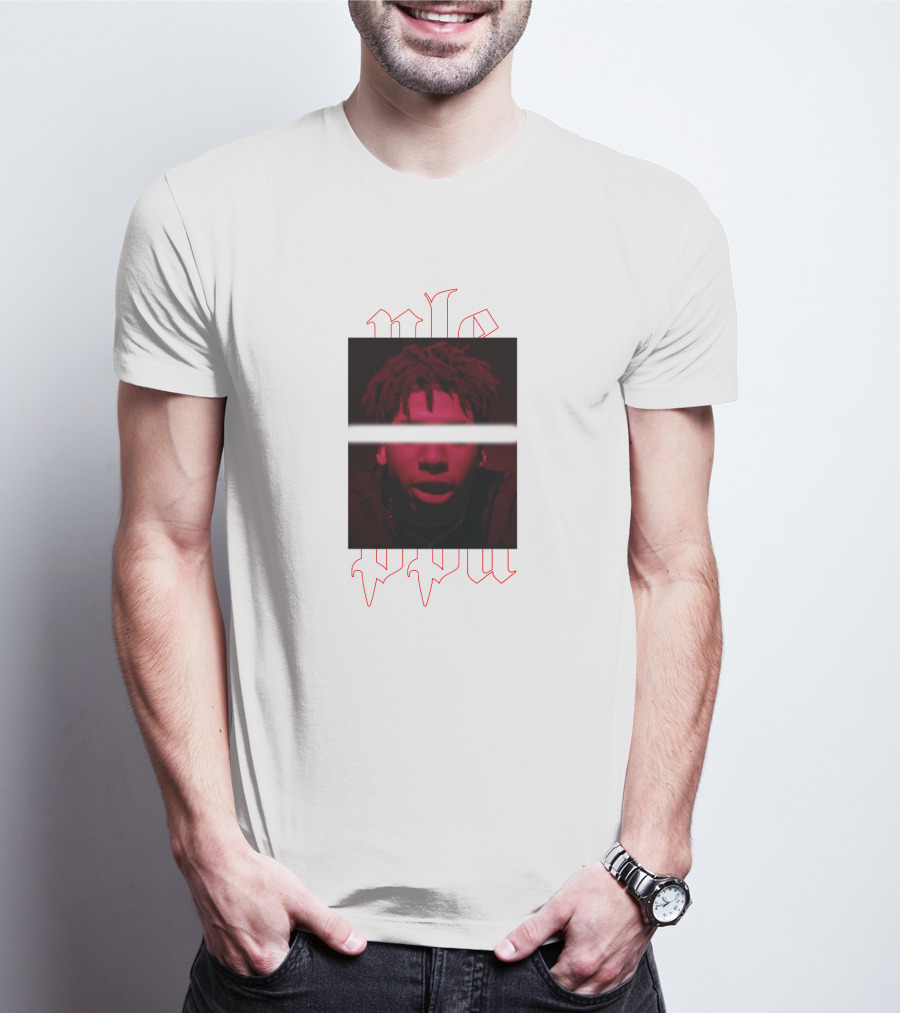 NLE Choppa Red Portrait Merch T-Shirt
