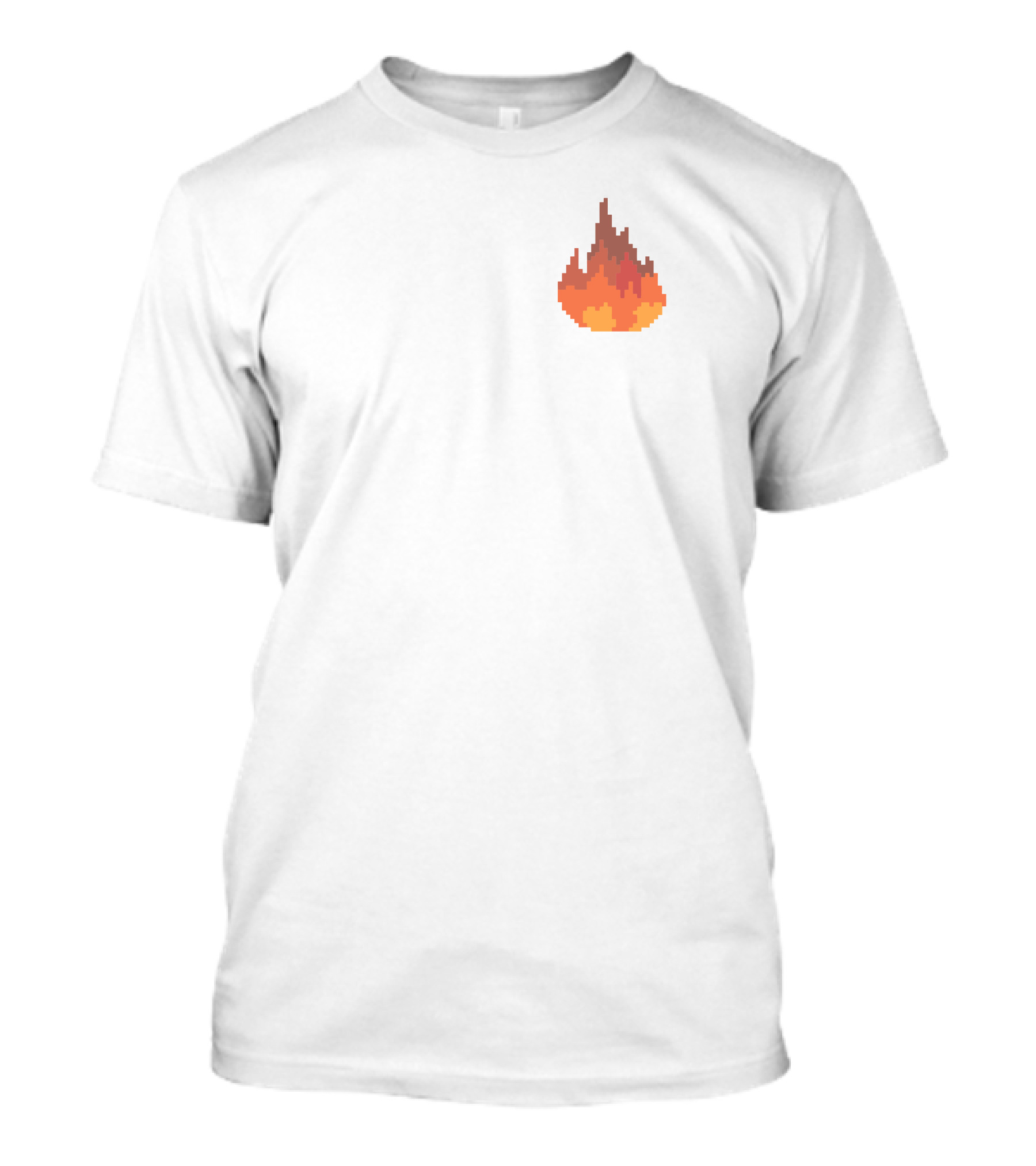 Sapnap Merch Fine Pixel Fire Flames T-Shirt