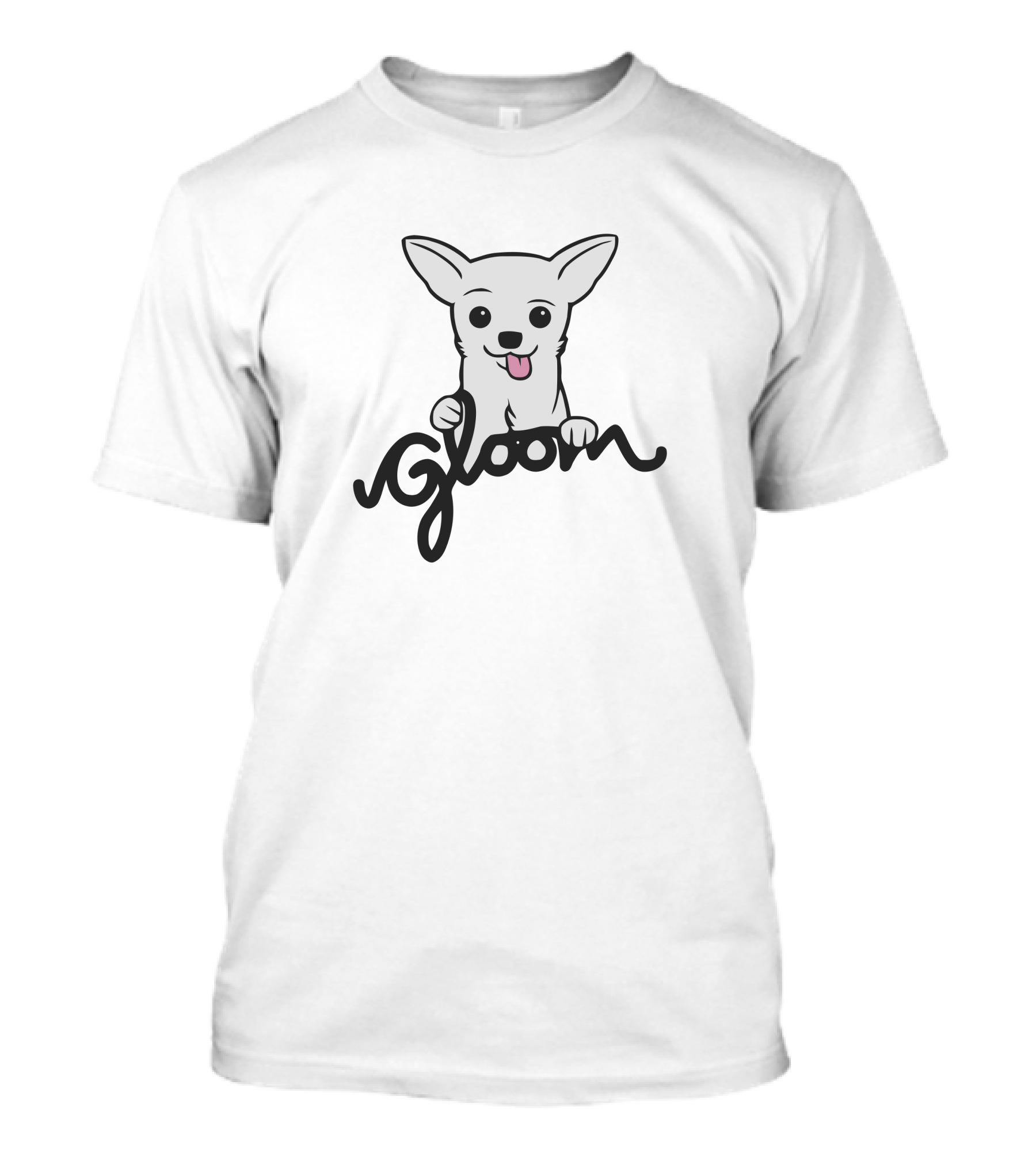 Gloom Merch Dog Icon With Script T-Shirt