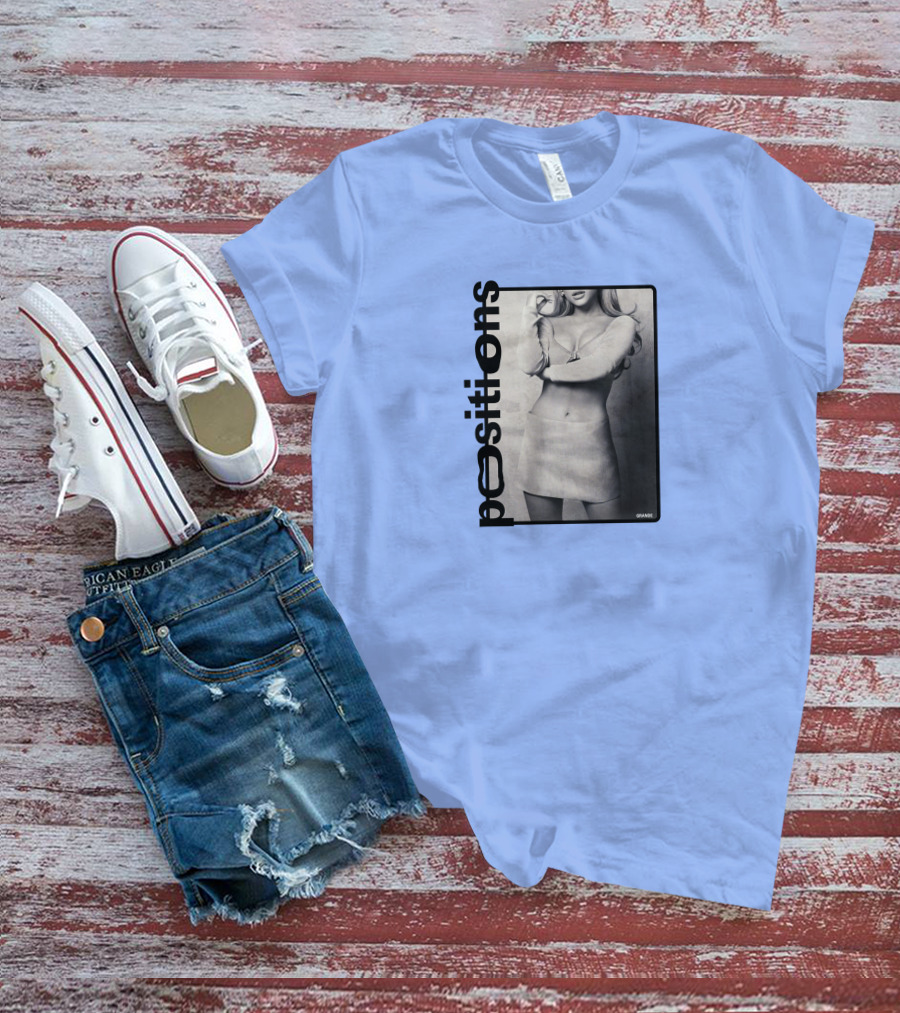Positions Ariana Grande Black And White Photo Merch T-Shirt