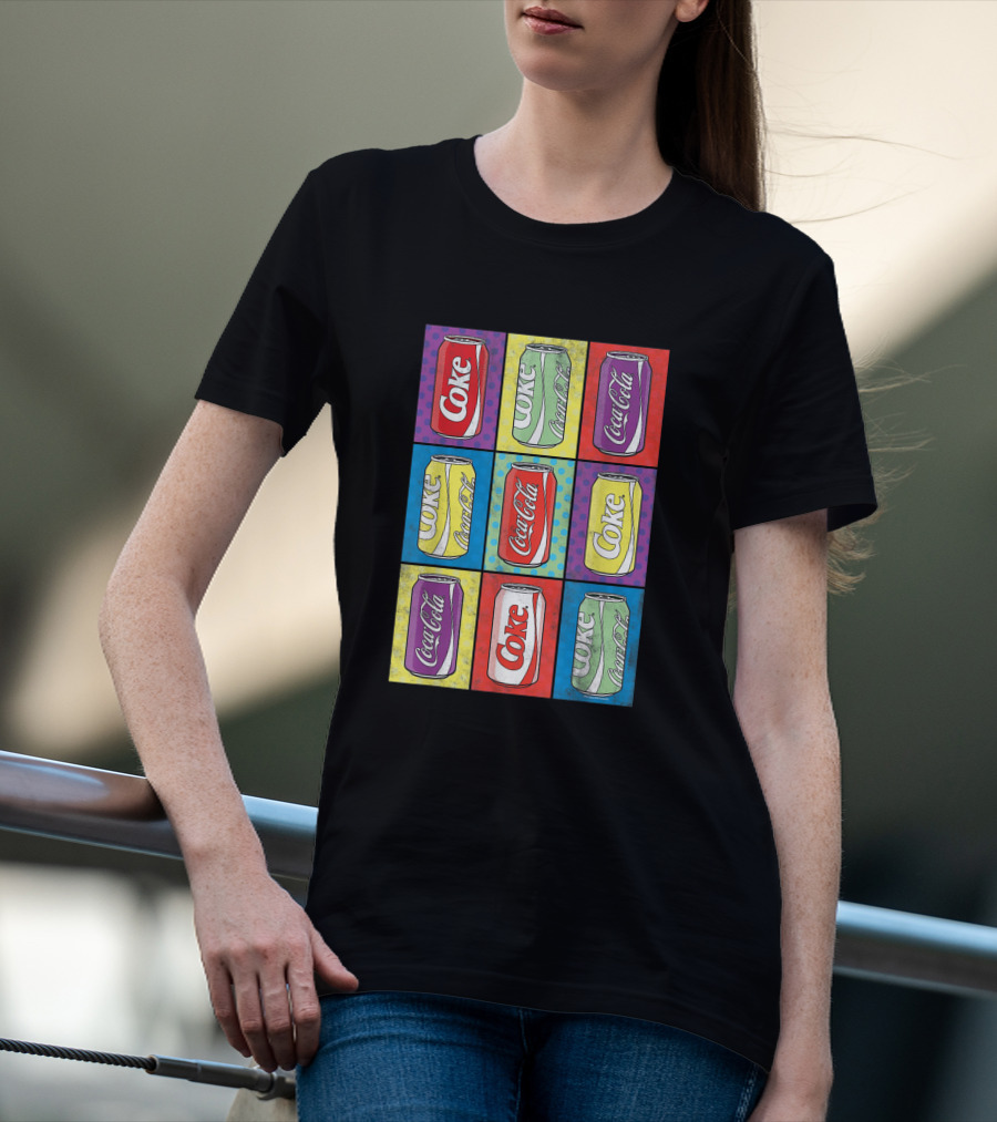 Coke Coca Cola Cans Retro Pop T-Shirt