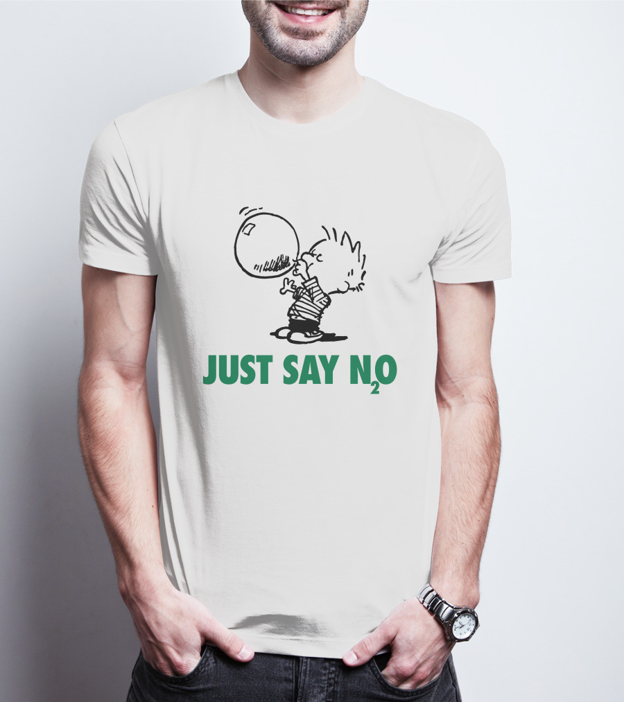 JUST SAY N2O Calvin Balloon T-Shirt