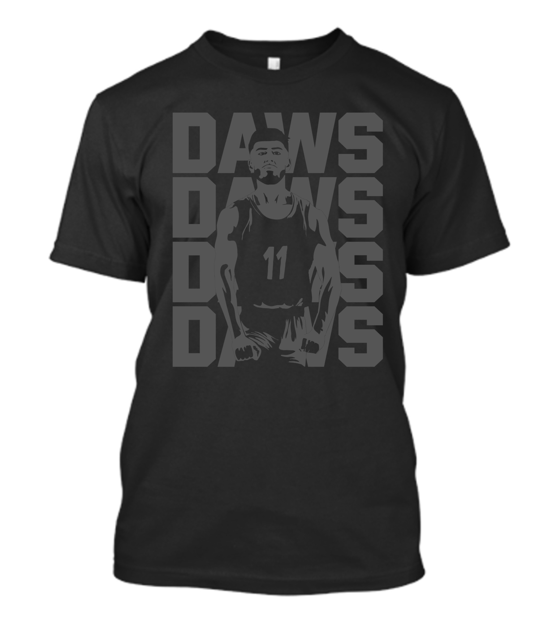 DAWS DAWS DAWS 11 Blackout MiniJerzeys Fardaws Aimaq T-Shirt
