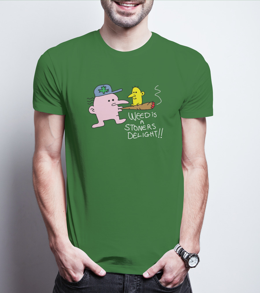 The Average Joey Weed Is A Stoners Delight Weed Is A Stoners Delight T-Shirt