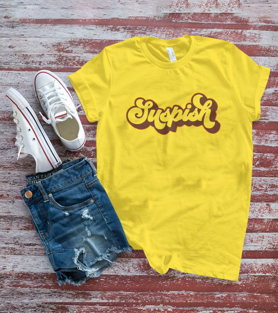 Merchlabs Suspish Stylized Text T-Shirt