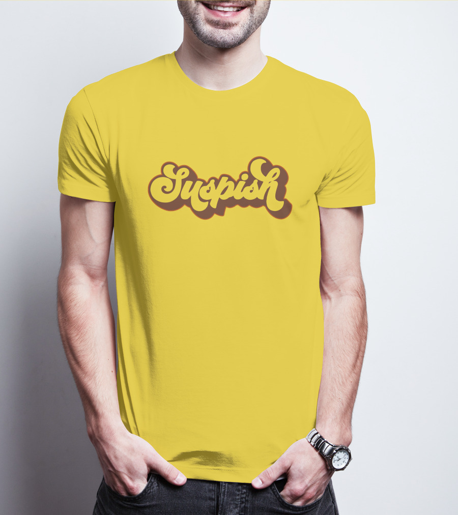 Merchlabs Suspish Stylized Text T-Shirt
