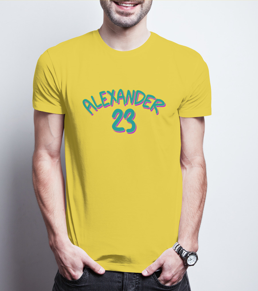 Alexander 23 Merch Spring Yellow T-Shirt