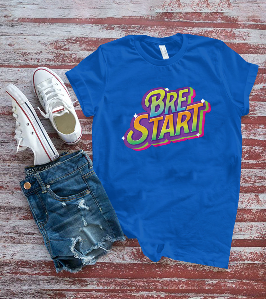 Uuddshop Bre Start Bubble Retro Rainbow T-Shirt