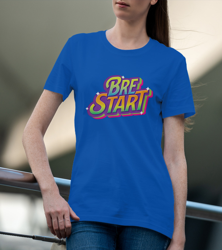 Uuddshop Bre Start Bubble Retro Rainbow T-Shirt