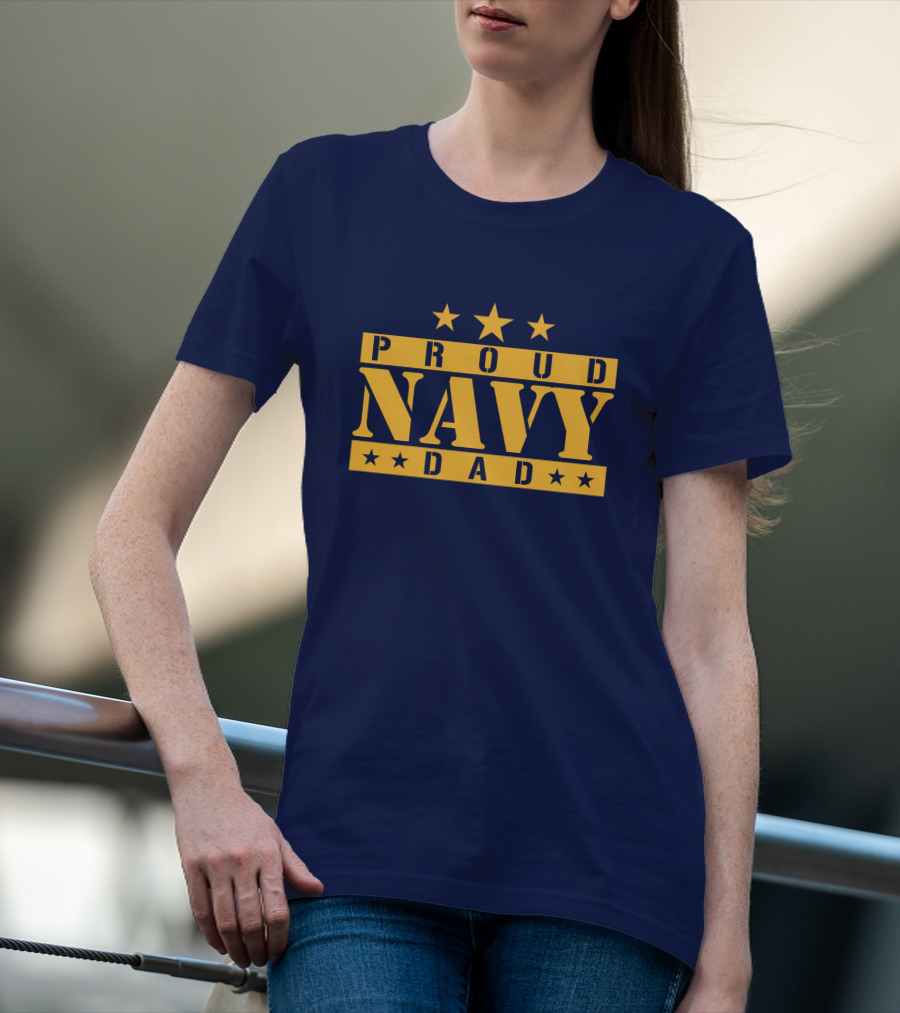 Proud Navy Dad Justmeagain34 T-Shirt