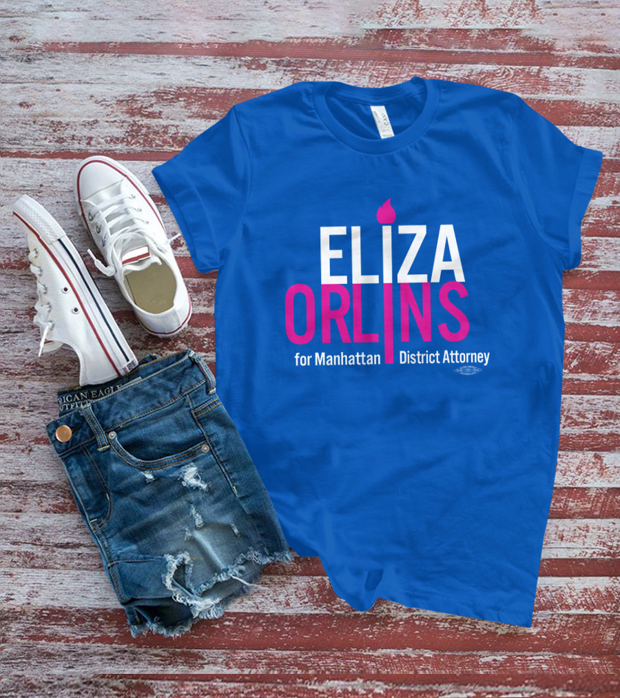 Eliza Orlins For Manhattan District Attorney Campaign Flame T-Shirt
