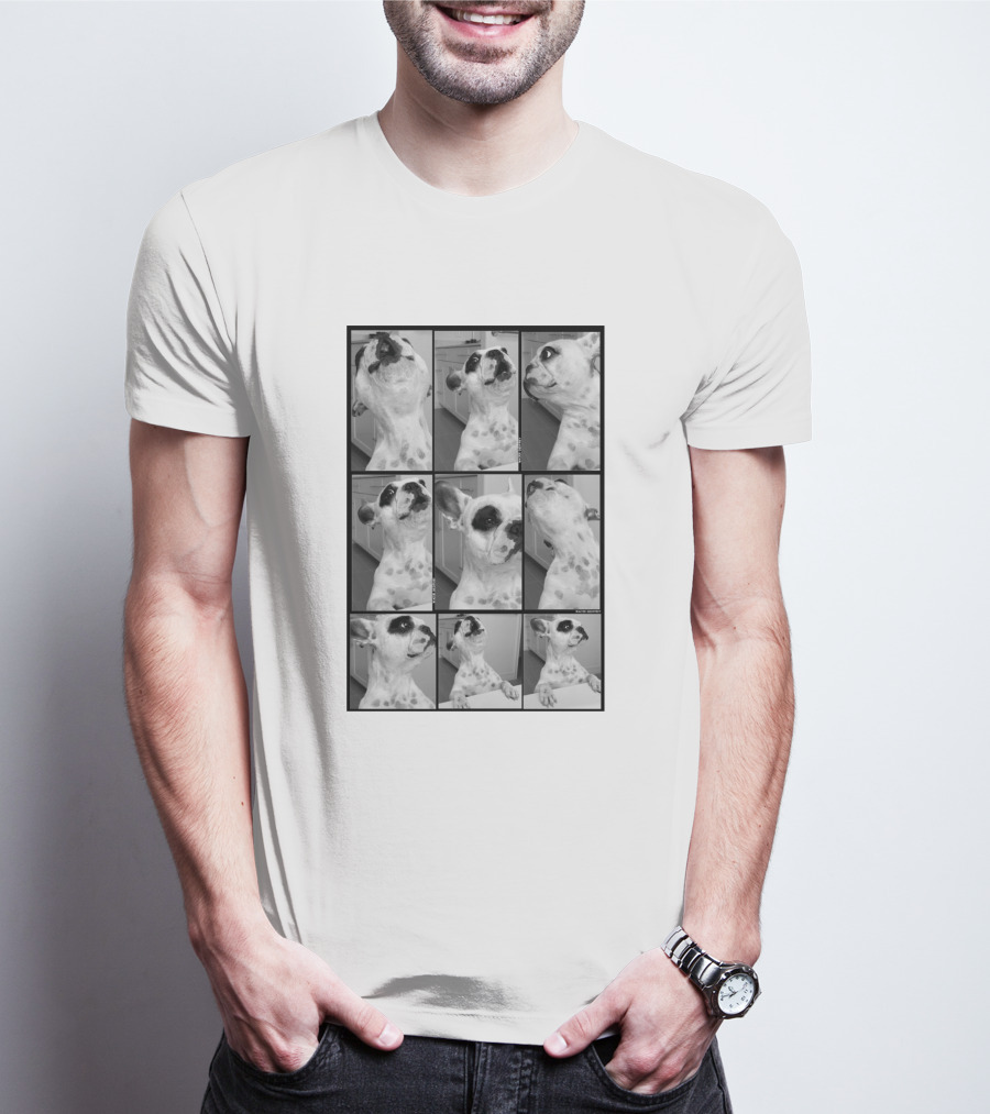 Walter Geoffrey Merch Meltdown Dog Faces Collage City T-Shirt