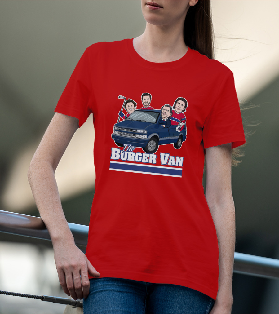 Burger Van Hockey Crew T-Shirt