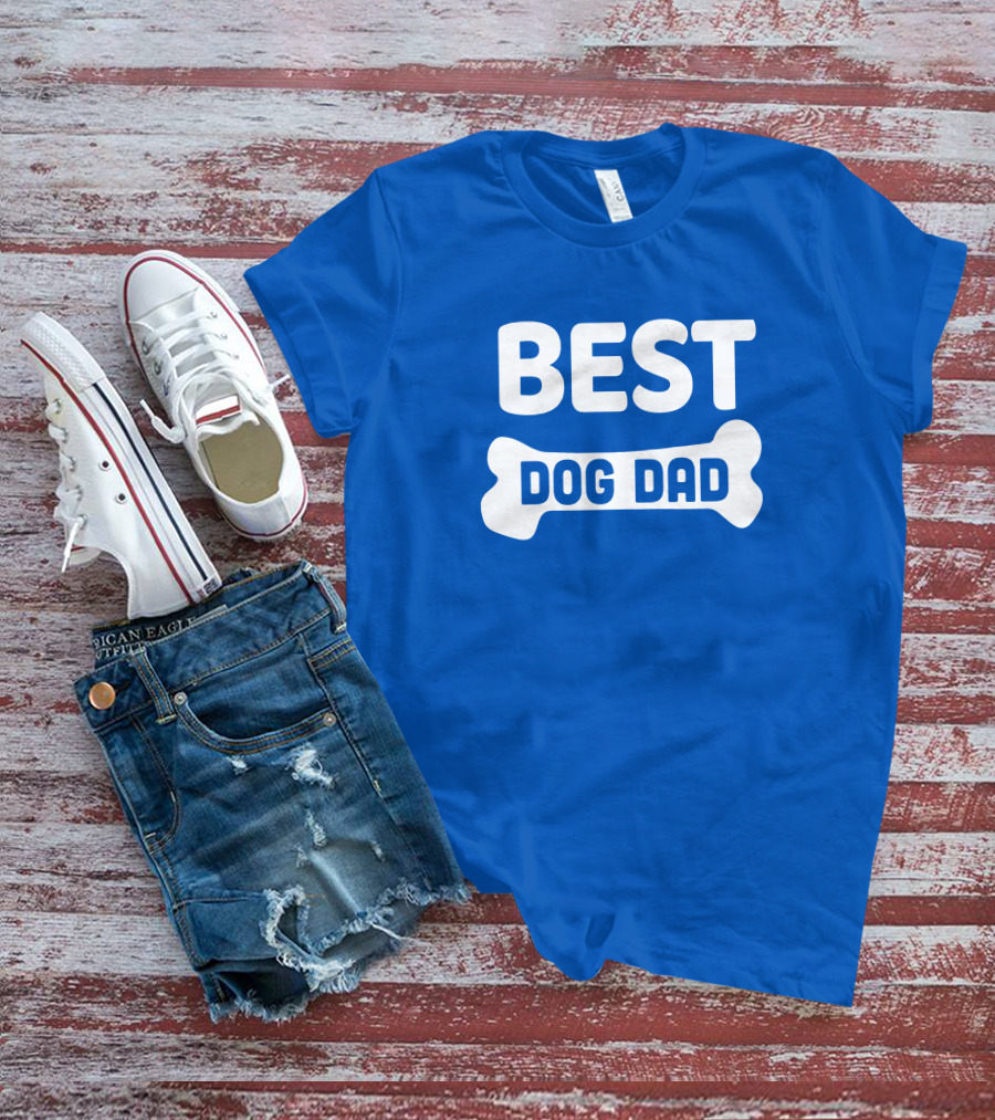 BEST DOG DAD Bone T-Shirt