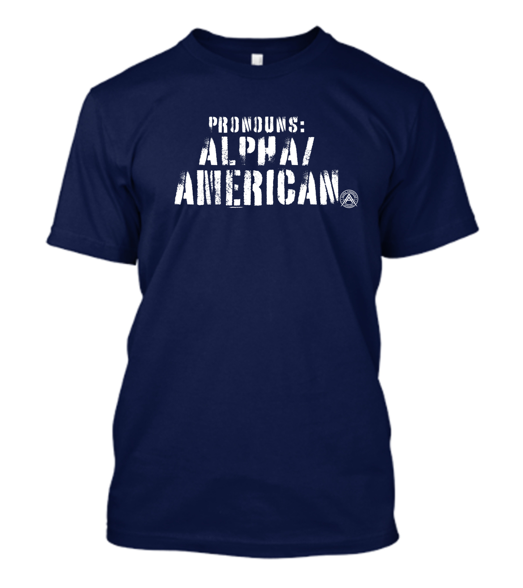 Alpha American Pronouns Alpha American Textured T-Shirt