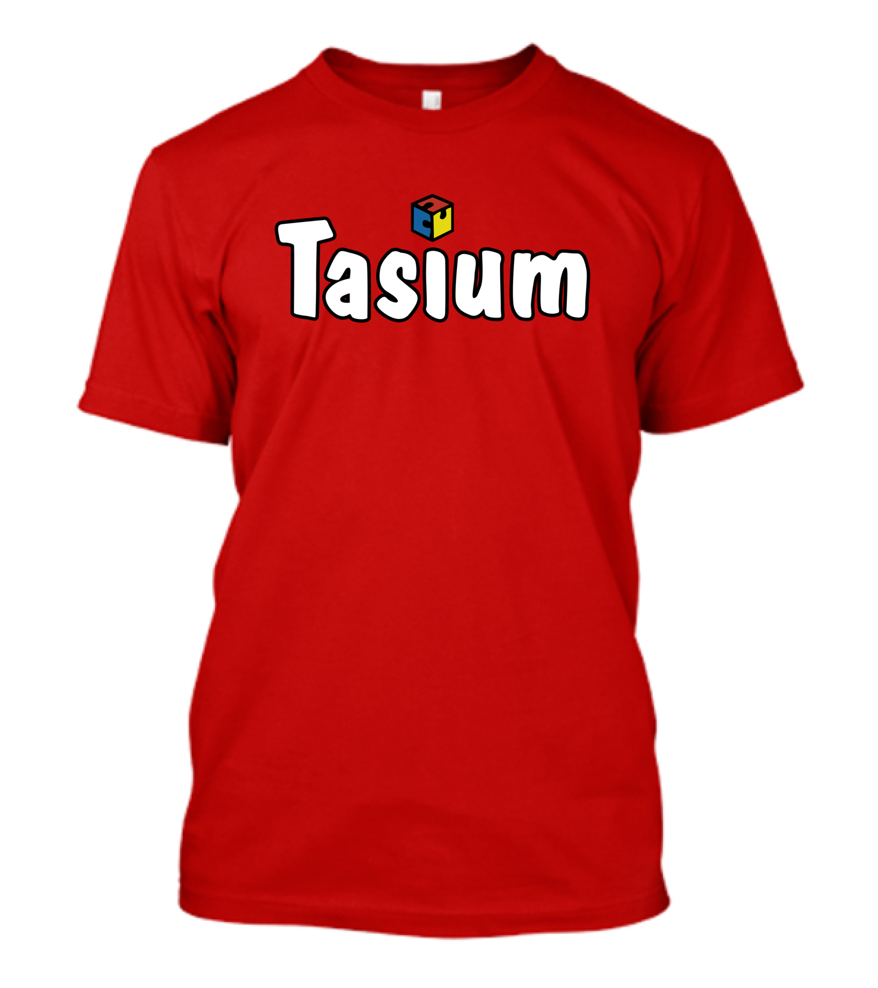 Tasium Merch Iconic Cube Style Fidget Infused T-Shirt