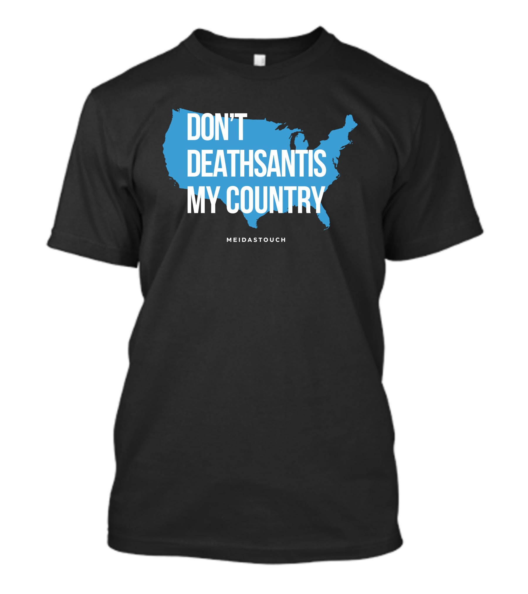 Meidastouch Don't Deathsantis My Country Shirt United States Map T-Shirt