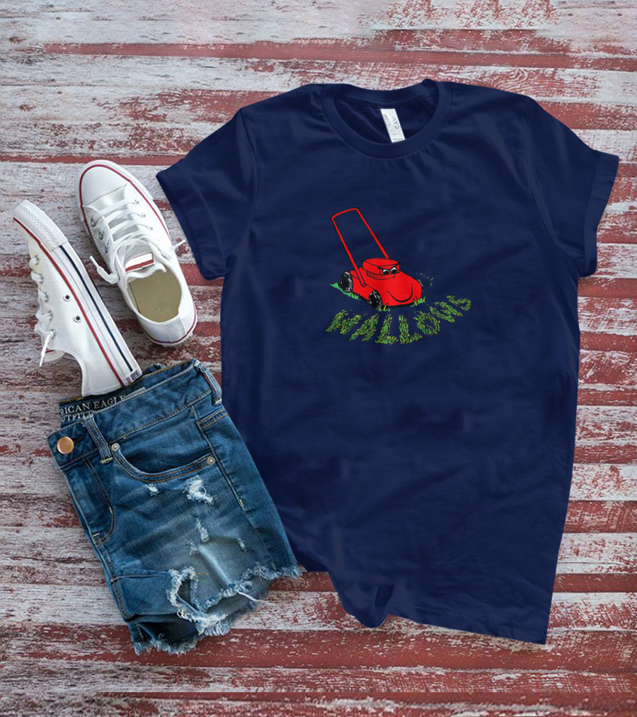 Wallows Lawnmower Grass Cut Red Machine Graphic Merchandise T-Shirt