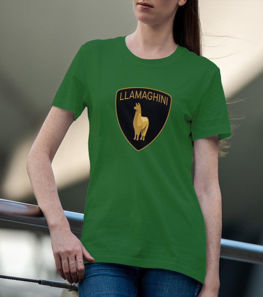Llamaghini III Blipshift Shea Adam Emblem T-Shirt