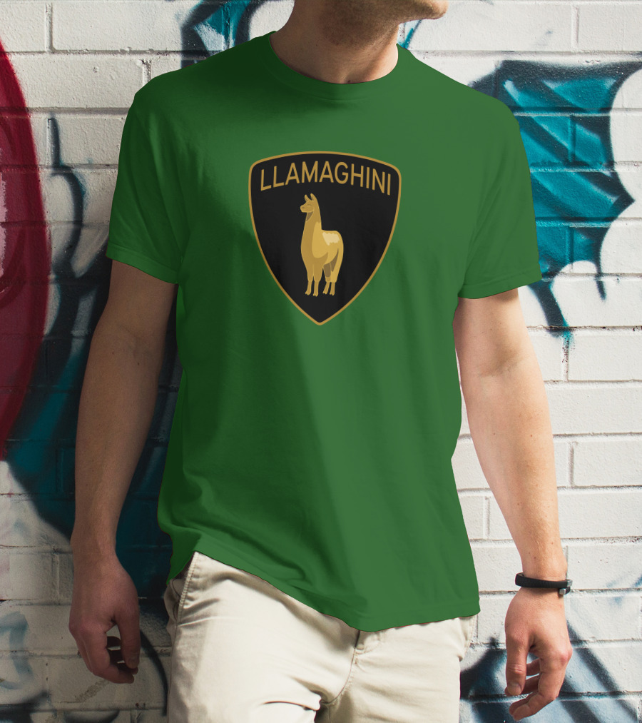 Llamaghini III Blipshift Shea Adam Emblem T-Shirt