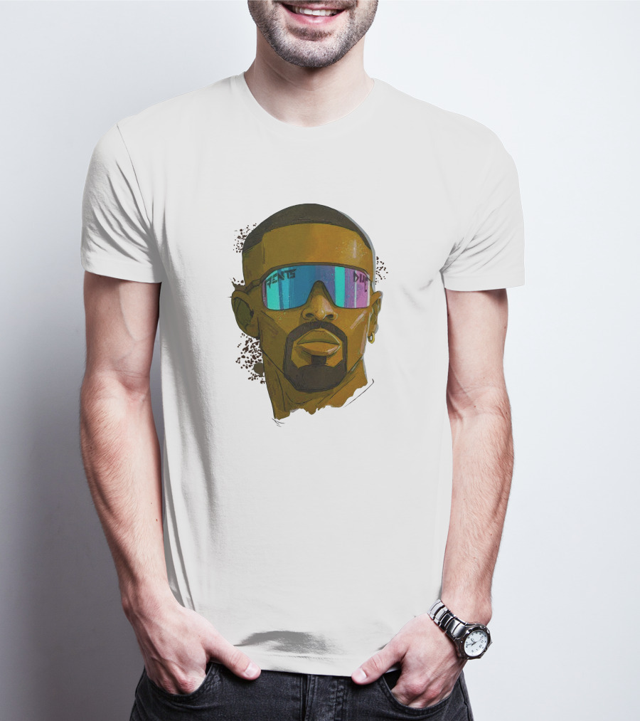 Jalen Hurts Painted Sunglasses T-Shirt