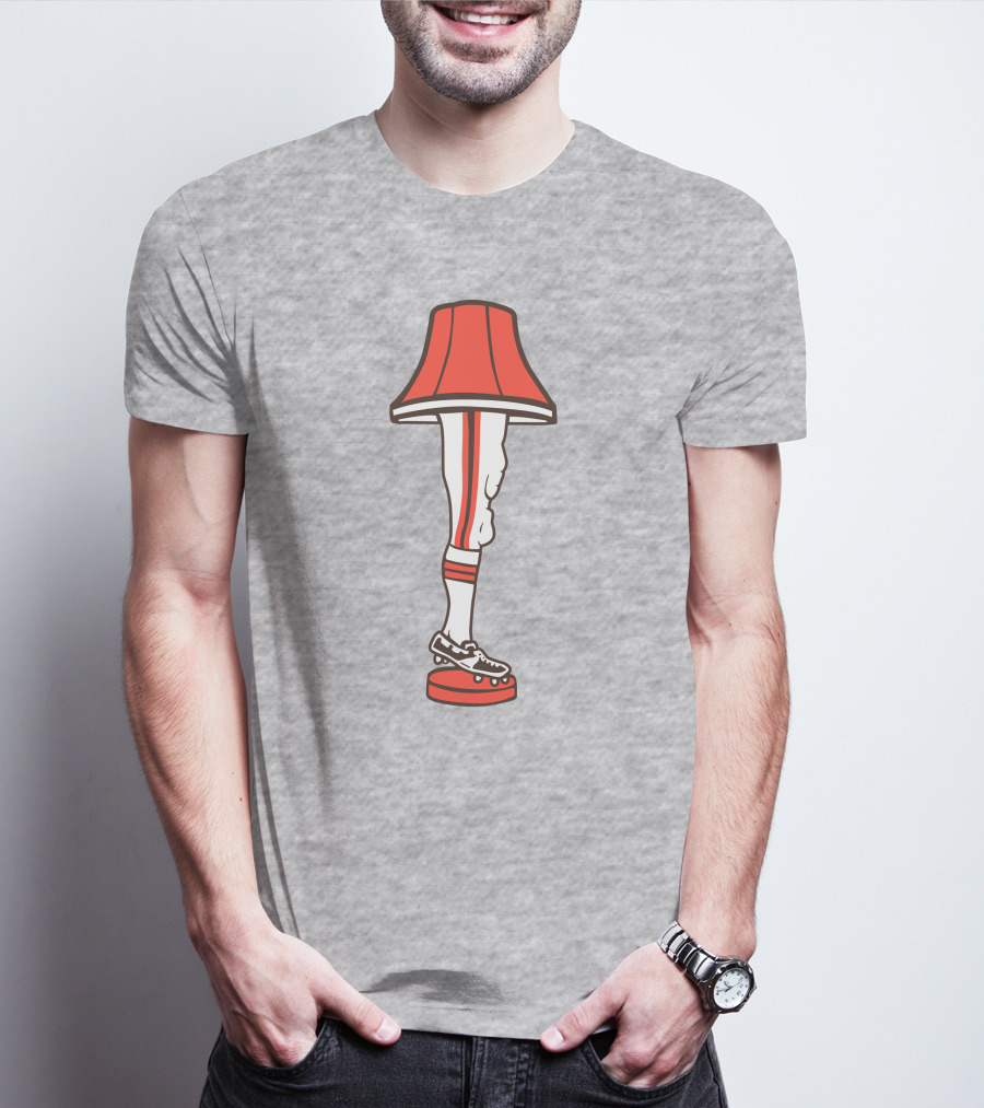 Jimmy Haslam WeBleedOhio Cleveland Football Leg Lamp T-Shirt