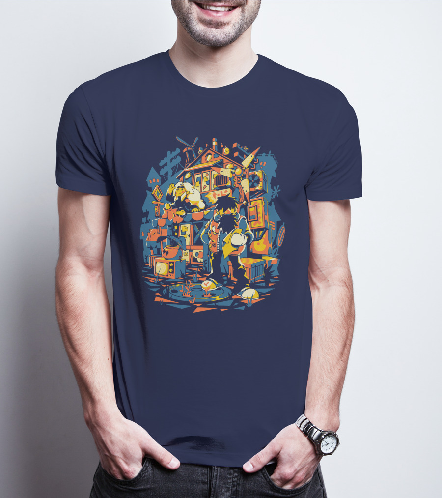 Adventure Bound Eastward Fangamer Video Game Art Retro Style Journey T-Shirt