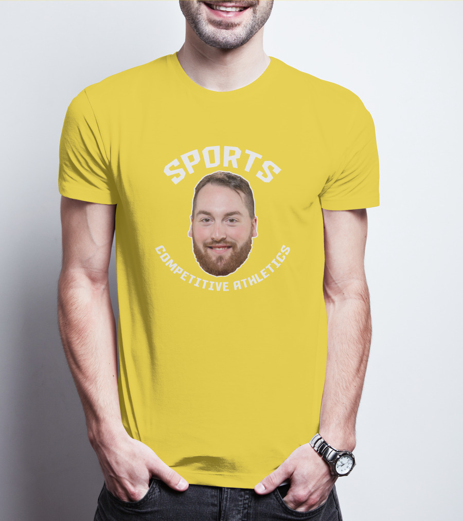 Connor Ingram Sports Competitive Athletics Beard T-Shirt