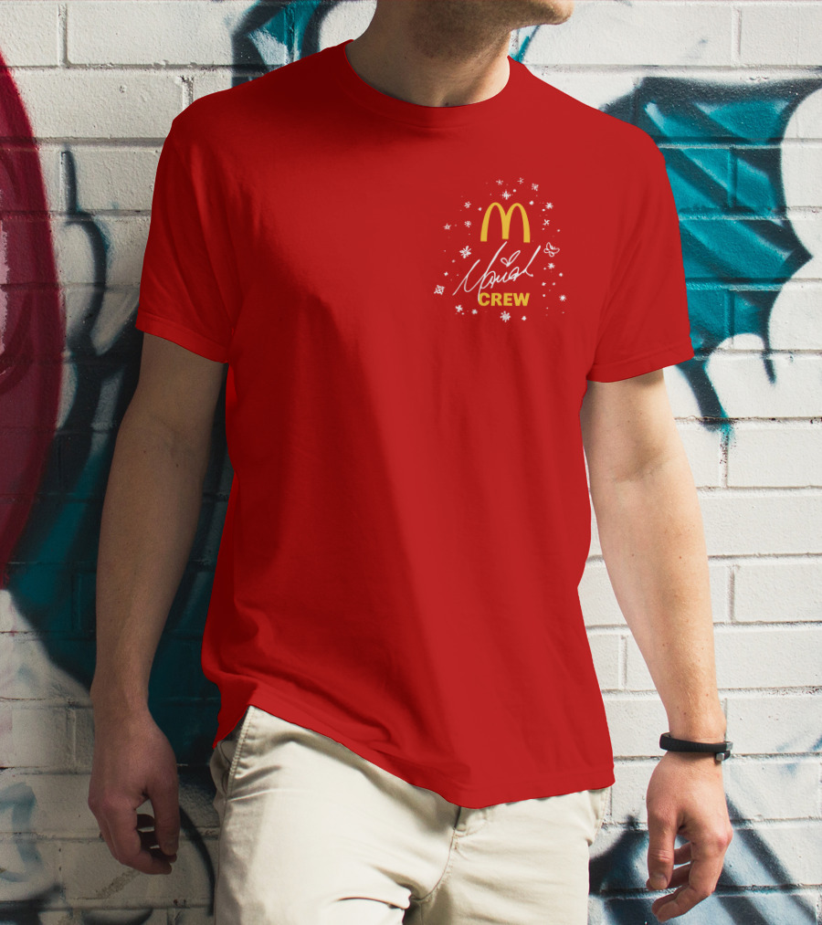 Mariah Crew McDonald's Logo Christmas T-Shirt