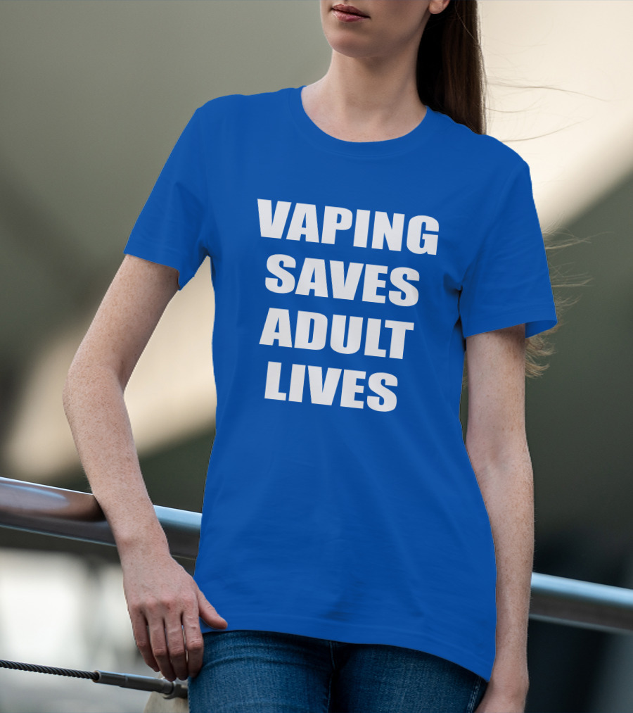 Vaping Saves Adult Lives Amanda Wheeler Advocacy Support White T-Shirt