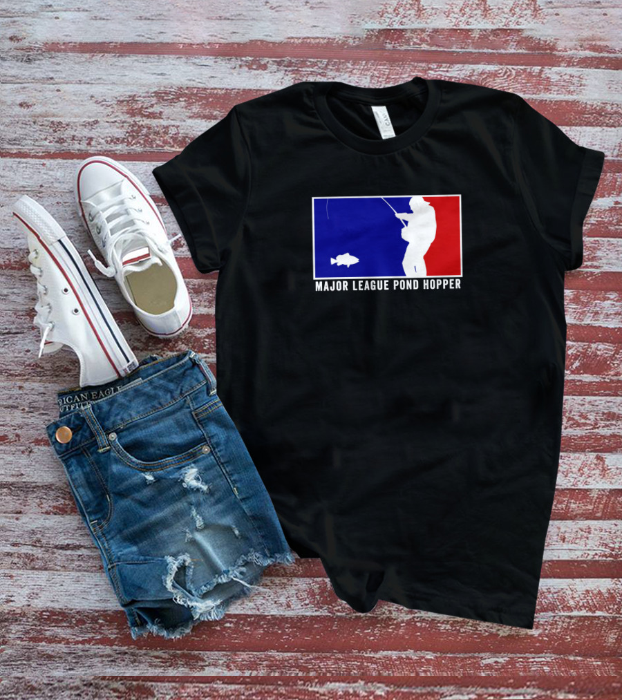 Major League Pond Hopper Fishing With Norm T-Shirt