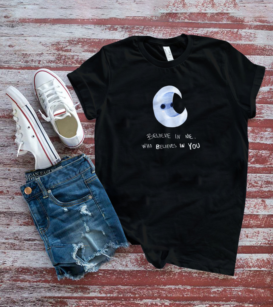 Wunderworld Merch Night Capsule Moon Believe In Me Who Believes In You T-Shirt