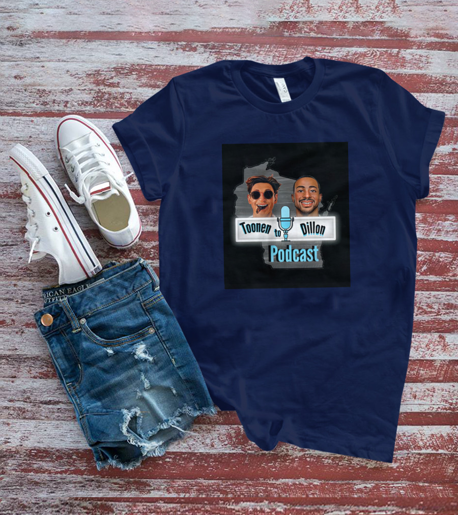 Toonen To Dillon Podcast Aj Dillon Mic T-Shirt