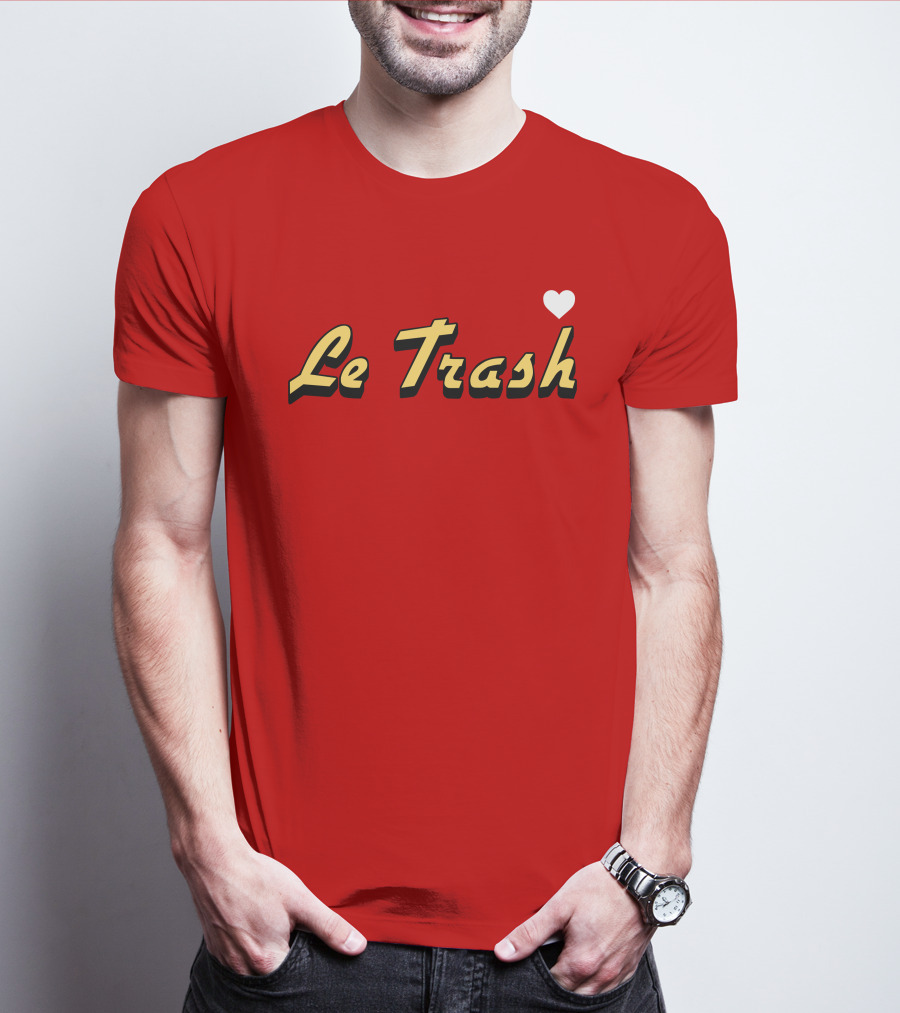 Le Trash Prime Video Fatin Jadmani Heart T-Shirt