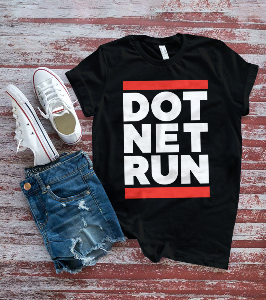 DOT NET RUN Scott Hanselman T-Shirt