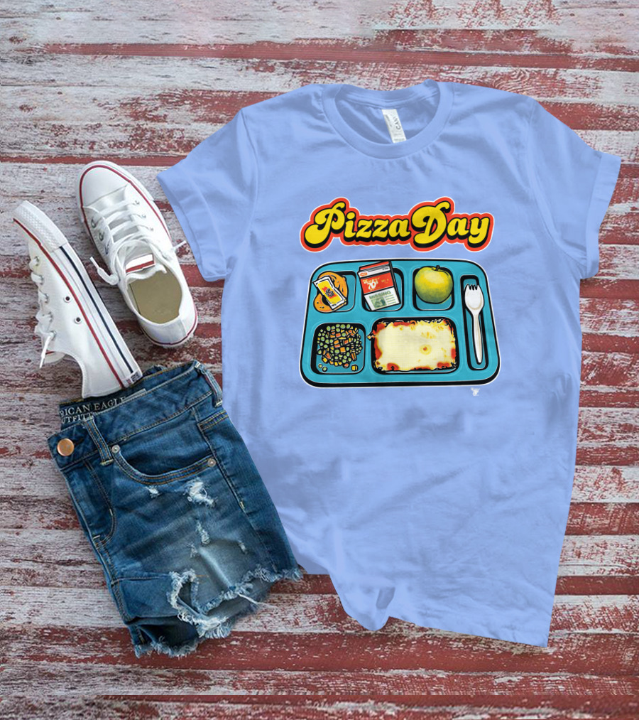 Super 70s Sports Store S7s Pizza Day Lunch Tray T-Shirt